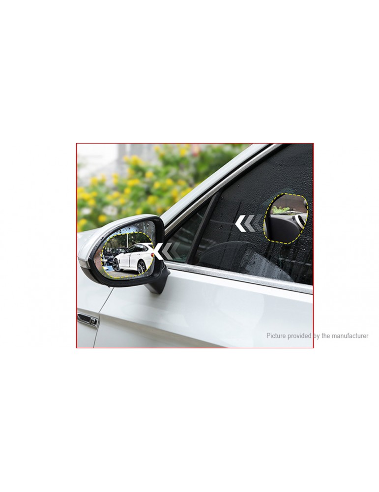 Cafele Car Anti Water Mist Film Nano Coating Rearview Mirror Protective Film (2-Pack)