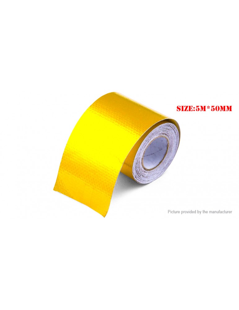 Adhesive Backed Heat Barrier Tape Heat Shield Wrap Roll (5m*50mm)