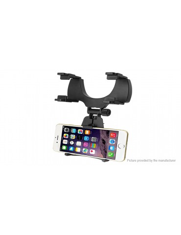 Rotation Rearview Mirror Mount Cell Phone Holder