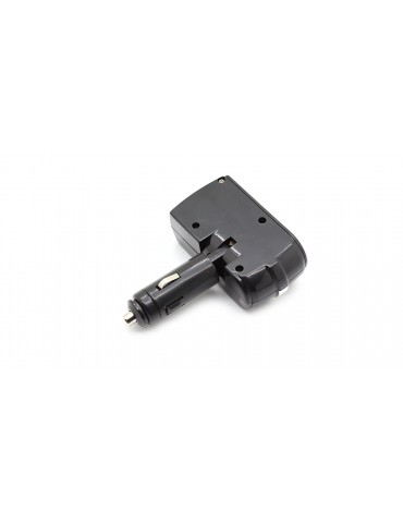 WF-201 1-to-2 Car Cigarette Lighter Sockets w/ USB Port