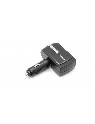 WF-201 1-to-2 Car Cigarette Lighter Sockets w/ USB Port
