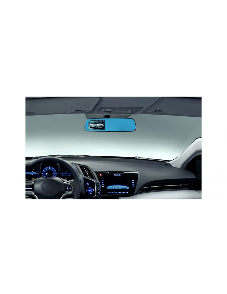 4.3" LCD 1080p Full HD Rear View Mirror Car DVR Camcorder