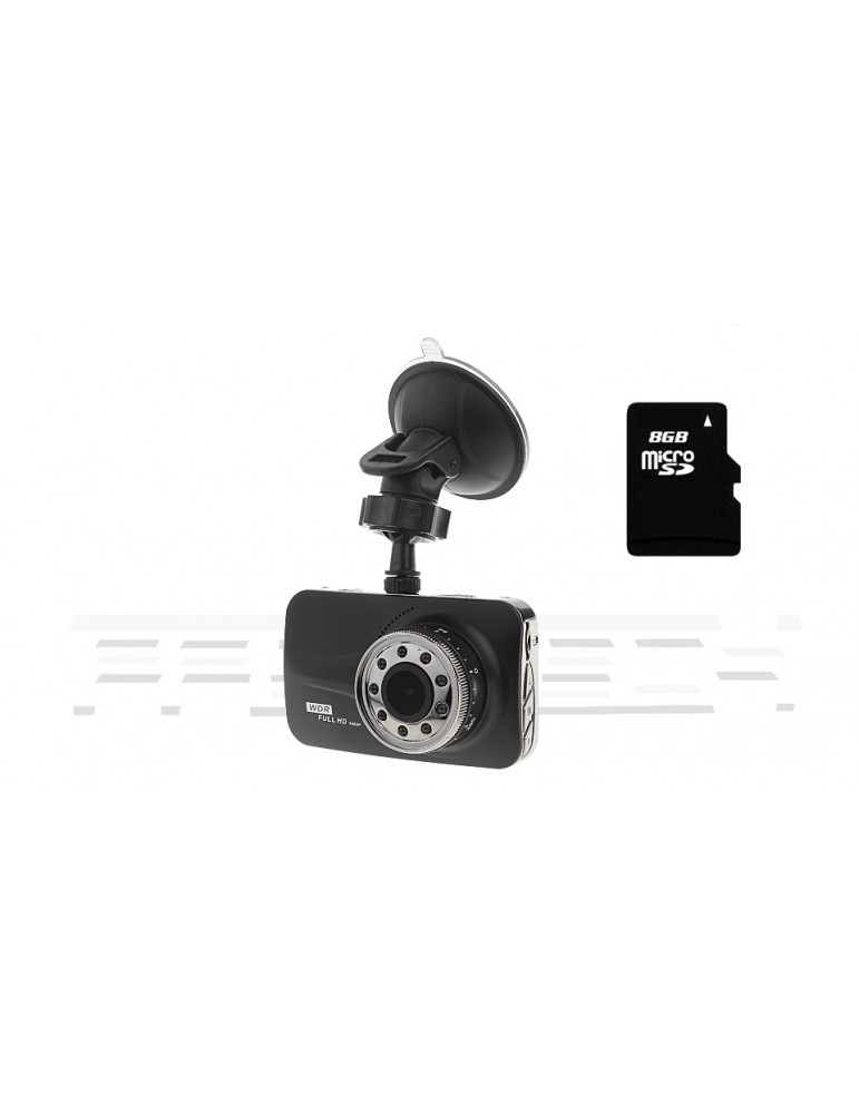 SK-606 Full HD 1080p Car DVR Camcorder (8GB microSD)
