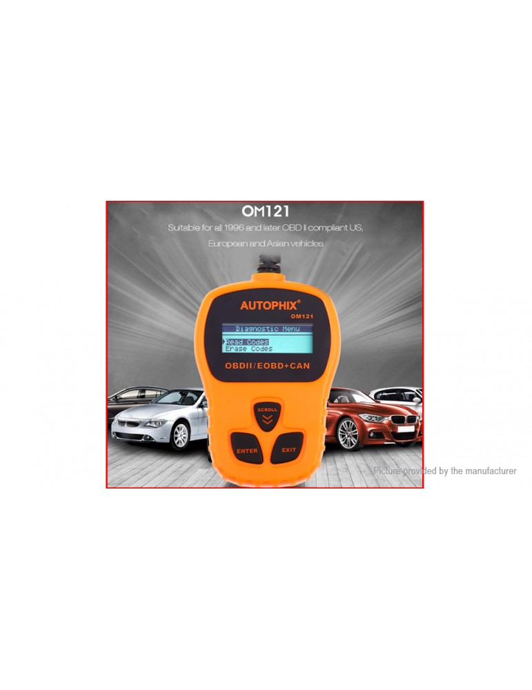 AUTOPHIX OM121 OBD2/EOBD+CAN Car Code Reader Diagnostic Tool