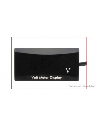 Car Motorcycle Digital LED Display Voltmeter Voltage Volt Gauge Panel Meter