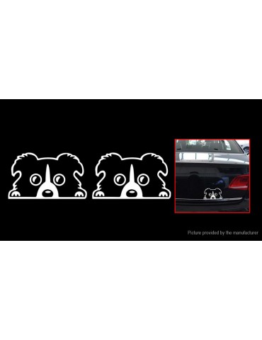 Lovely Dog Styled Car Decoration Decal Sticker (2-Pack)