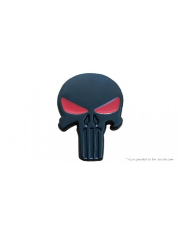 3D Skull Styled Auto Car Emblem Decal Sticker