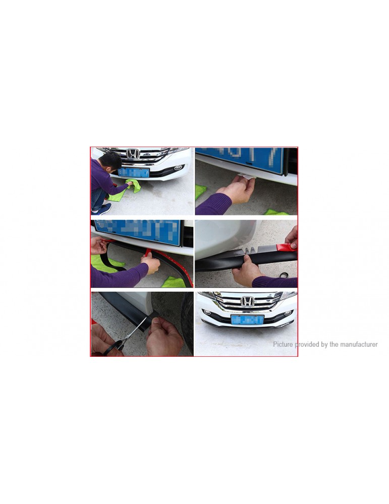 Car Front Rear Bumper Protector Corner Guard Lip Spoiler Strip (2.5m)