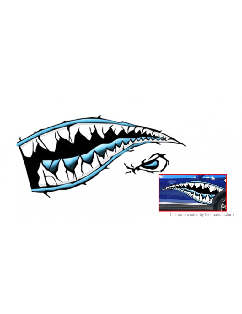 Shark Mouth Sharp Teeth Side Car Decoration Decal Sticker