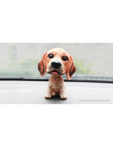 Dog Figure Shaking Head Toy Car Home Decoration Ornament